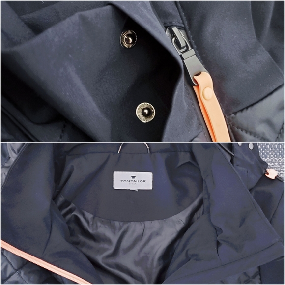 New Premium TOM TAILOR Quilted Lightweight Jacket- Rare - Picture 11 of 16
